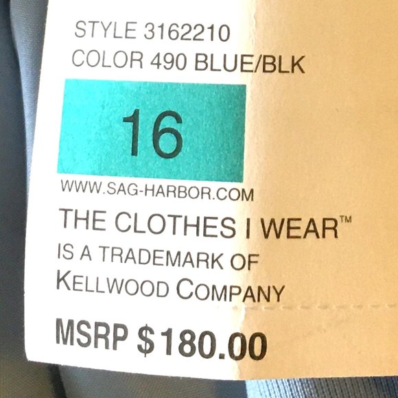 SAG HARBOR "The Clothes I Wear" Blazer NEW WITH TAGS! - Picture 8 of 11
